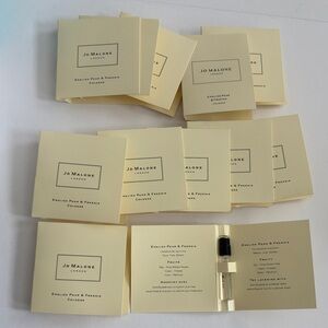 Jo Malone English pear & freesia cologne samples (12 samples )